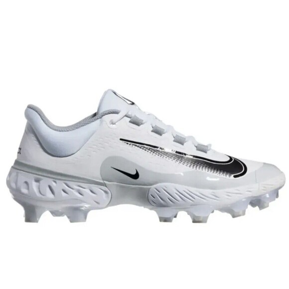 Nike Alpha Huarache Elite 4 Low MCS Baseball Molded Cleats FD6255-100 Size 10.5 - Picture 1 of 7